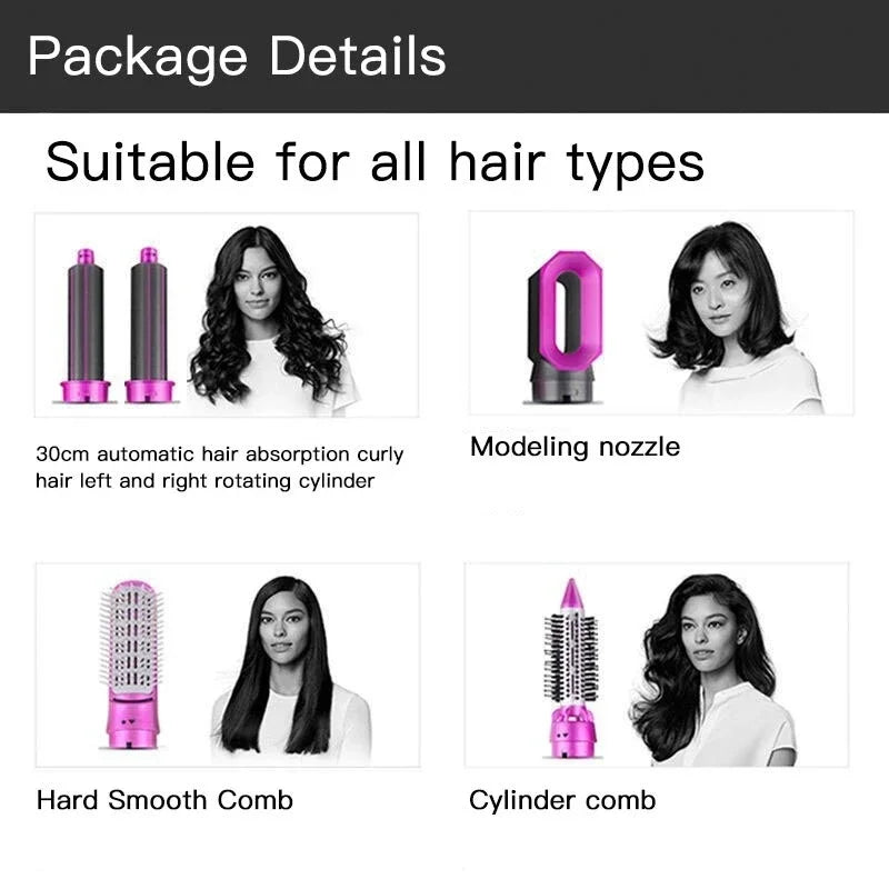 Hot Air Brush 5 in 1 Hair Dryer Brush